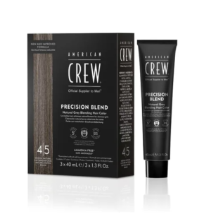American Crew farby na vlasy a bradu Precision blend Hair Color 4-5, 3x40 ml