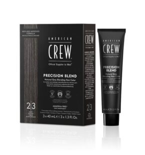 American Crew farby na vlasy a bradu Precision blend Hair Color 2-3, 3x40 ml